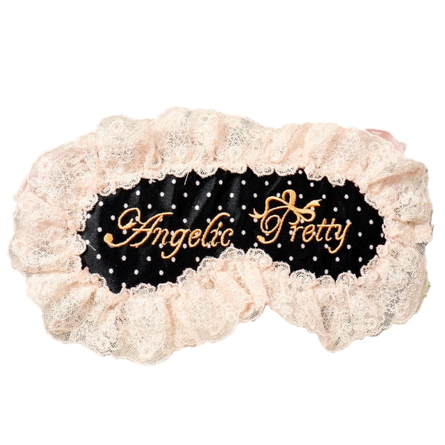 Sleeping Mask Lovely Lace Letter Decor Sleeping Eye Cover Blindfold Eyeshade