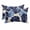 Blue, variant on Palm Leaf Outdoor Pillows for Chaise Lounge Chair Waterproof Lumbar Pillows with Insert&Adjustable Strap Beach Headrest Pillow Tropical Plant Country Green Summer Pillow for Patio Pool 11"x16"