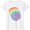 White, variant on LGBT Flag Fingerprint Proud LGBT Pride Gifts Tee T-Shirt