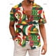 thumbnail image 2 of Camisas hawaianas para hombre, camisa de manga corta con solapa, ropa de estilo mexicano, camisa informal holgada con botones, ropa para hombre, blusas Harajuku, 2 of 5