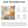 thumbnail image 5 of GOSMITH  Throw Pillow Covers Modern Home Art Decor, Pillow Cases Decorative, Abstract Oil Painting Pillowcases for Bedroom, Living Room, Cushion Couch Sofa, Beige Orange, 5 of 5