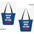 thumbnail image 4 of Custom Tote Bag With Logo Photo, Custom Bag, Personalized Shopping Bags Reusable Grocery Bags Bulk For Work Travel Gifts, 4 of 8
