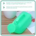 thumbnail image 3 of QUMIIRITY 2Pcs Durable Plastic Reusable Male Urinal Bottles Green Convenient Portable Travel Container, 3 of 8