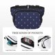 thumbnail image 5 of Fotbe Anchor Heart Blue Cangurera Cuadrada con Estampado de Doble Capa, Bolsa de Cintura Ajustable Mini para Hombres y Mujeres, 5 of 9