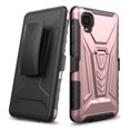 thumbnail image 4 of SPY CASE Case for TCL 30Z / TCL 30 LE Case with Tempered Glass Screen Protector Hybrid Cover with Kickstand Phone Belt Clip Holster - Rose Gold, 4 of 7