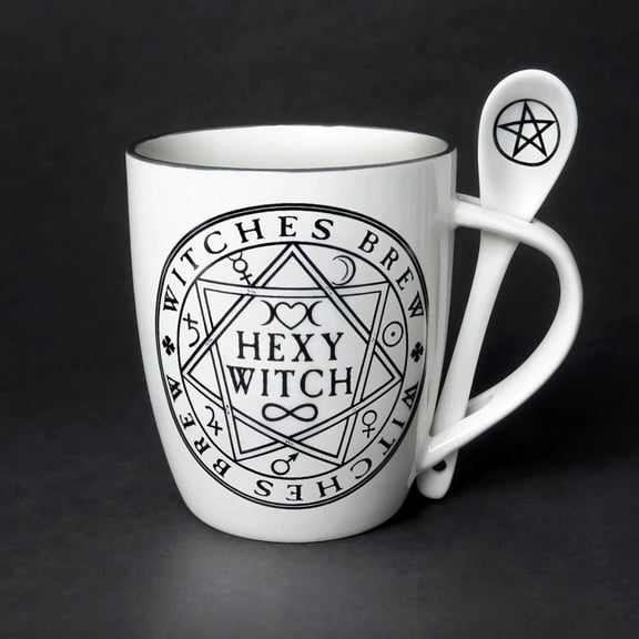 Kitchen Hexy Witch Cup And Spoon