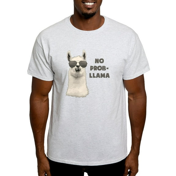 CafePress - No Problem Llama T Shirt - Men's Classic Graphic T-Shirt