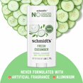 thumbnail image 3 of Desodorante Schmidt's Fresh Cucumber, 75 ml, 4 unidades, sin aluminio, 3 of 5