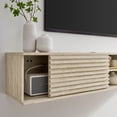 thumbnail image 4 of Render Wall-Mount Media Console TV Stand in Travertine, 4 of 9