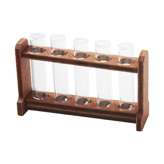 HILABEE 1/6 Scale Dollhouse Test Tubes Set Small Test Tubes Without Graduate