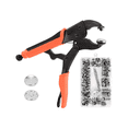thumbnail image 1 of Kit de Boutons-Pression Robustes + Kit de Boutons-Pression en Toile, Boutons-Pression pour Vis, Boutons-Pression pour Couverture de Bateau, Kit de Boutons-Pression pour Tapis avec Outil de Réglage pour Bateau, 1 of 8