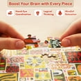 thumbnail image 3 of Paper Collage Pink Sky Puzzle 500 Piece Cylinder Tube Gift Jigsaw Puzzle, 3 of 8