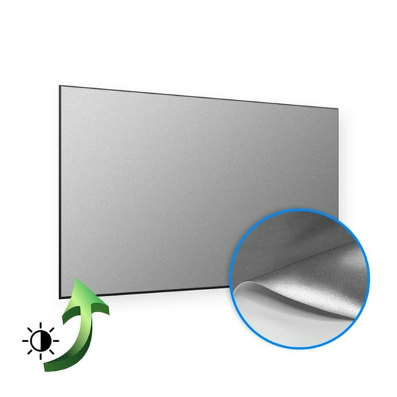 120 Inch Anti Light Screen AUN Projector Screen Home Wall Cinema Theater 16/9 Reflective Fabric 4K Projector ,Portable and Easy Installation