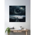 thumbnail image 2 of The Eye In The Sky Poster Wall Art, Modern Wall Decor, 16x16 UNFRAMED, 2 of 3