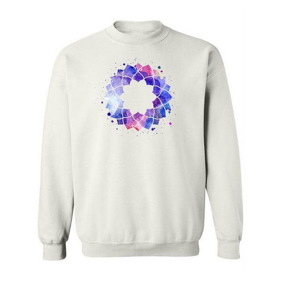 Geometric Mandala Design  Sweatshirt Women -Image by Shutterstock, Female Large