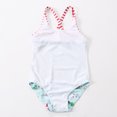 thumbnail image 5 of IROINNID Toddler Girls' Swimsuit One Piece Swimsuit Beach Bikini Slim Printed Swimsuit, 5 of 6