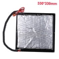 thumbnail image 3 of 24V 3D Printer Upgrade Hotbed MK3 Plataforma de calentamiento Placa de aluminio 220 * 220 * 3 mm Com Meterk  Cama de calor, 3 of 6