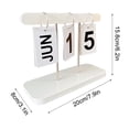 thumbnail image 3 of Calendario de Madera Ganfancp Moderno Flipping 1X, 3 of 7