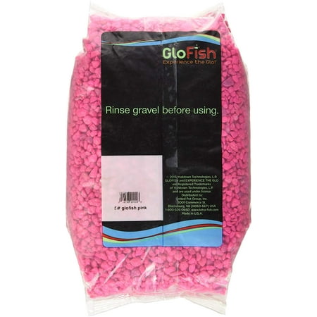 (3 pack) GloFish Neon Pink Accent Gravel for Aquariums, (Best Gravel For Planted Aquarium)
