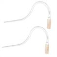 thumbnail image 1 of 2 Pcs Bassoon Silver Plated Curved Neck Arc Blowpipe Long and Short Curved Neck Woodwinds Instrument Accessories, 1 of 7