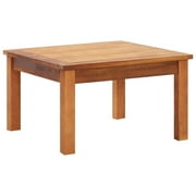 vidaXL Garden Coffee Table 23.6"x23.6"x14.2" Solid Acacia Wood, 46004