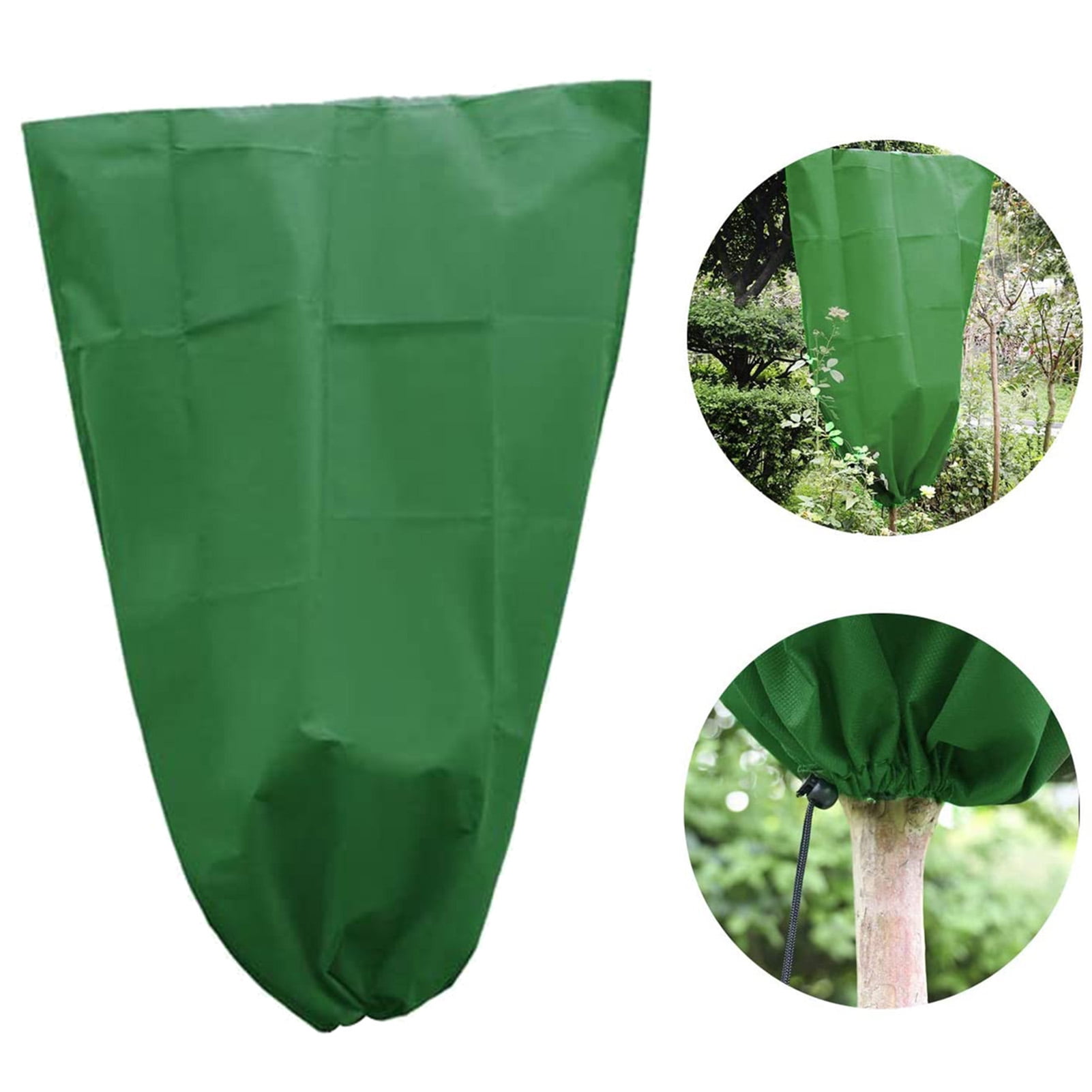 Warm Plant Protection Cover Bags for Winter Frost Cold Weather Shrubs & Trees Jacket Covers Homimp Frost Protection for Plants,4 Pack of Drawstring Plant Covers 31.5 x 47.3 Inch 