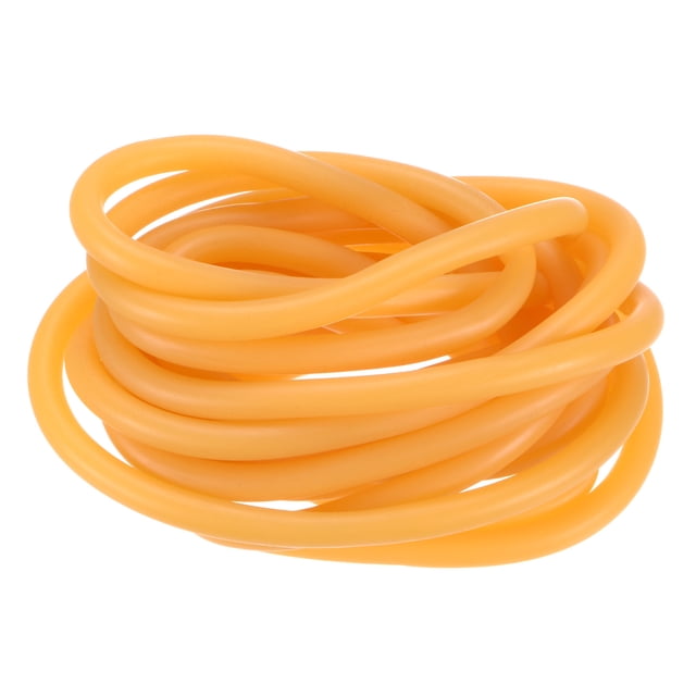 Tubo de goma de látex natural de 5 metros de longitud, tubo de goma de 5x10mm (IDxOD), amarillo