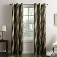 thumbnail image 2 of No. 918 Grommet Semi-Sheer Curtain Panel, 48.0" x 63.0", Spruce Green, 2 of 6