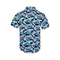 thumbnail image 6 of Beautiful Giant Surfing Casual Button Down Shirts Short Sleeve Hawaiian Shirt for Men, 6 of 7
