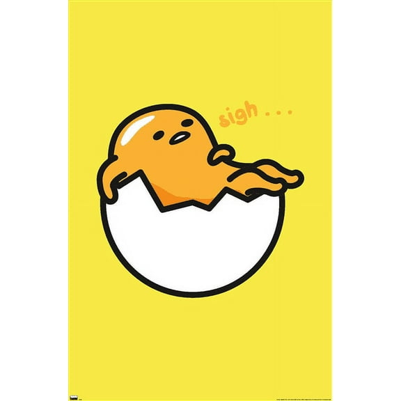 Gudetama - Sigh Wall Poster, 22.375" x 34"