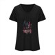 thumbnail image 3 of Camisetas Casuales de las Mujeres Gradiente Día de la Independencia Impreso Cuello Redondo, Blusa de Manga Corta para Diario, Fiesta Y Primavera Verano, 3 of 3