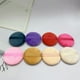 thumbnail image 4 of Borla de polvo triangular, borla de terciopelo corta, borla de polvo de pie, borla de terciopelo para maquillaje, esponja súper suave de doble cara, borla de polvo negra en caja, 4 of 5
