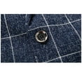 thumbnail image 3 of Mens Blazer Floral Suit Jacket Slim Fit One Button Suit Jacket for Parties Weddings Banquets Proms, 3 of 7