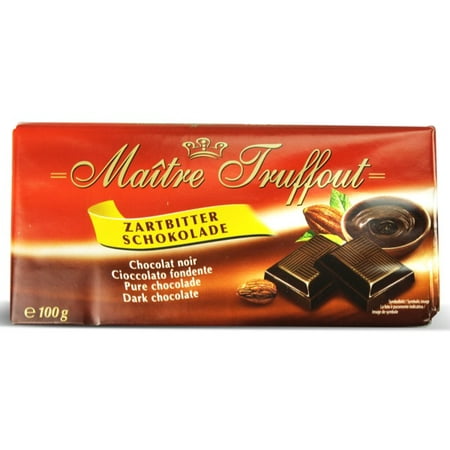 Maitre Truffout, German Dark chocolate Bar 100g (5