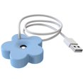 thumbnail image 1 of Mini humidificador portátil con cable USB, humidificador sin tanque, humidificador personal de viaje para dormitorio, azul, 1 of 5