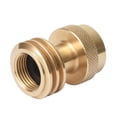 thumbnail image 1 of Flame King Propane Adapter Fitting AB227 Fits QCC1/Type 1 And POL Prest-O-Lite Connection; Brass, 1 of 3