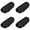Black*4, variant on 1 oz Weighted Silicone Pencil Grip, Handwriting Aid Tool For Weak Hands And Grip Strength, Occupational Therapy Writing Support For Fine Motor Skills Training, White 6x3cm (White, 6*3CM)