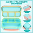 thumbnail image 4 of Hltpoi Bento Lunch Box Adult  Kids  Lunch Containers for Adults/Kids/Students 1300ML-4 Compartment (Blue), 4 of 7
