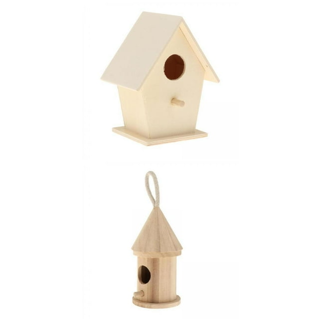 de 2 Jaulas de Cría para Pájaros de con de Jardín, Caja de Alimentación para CUTICAT casas de pájaros para exterior