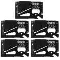 thumbnail image 1 of 5PCS 14 in 1 Outdoor Multifunctional Knife Camping Pocket Credit Card Survival Tool, 1 of 8