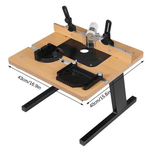 200kg/440.92lbs MDF Router Table Rectangle Tabletop Woodworking Router Table Used In Wood Trimming, Furniture Processing, Wood Grooving