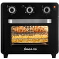 thumbnail image 1 of Panana Horno tostador compacto Airfryer, 1400 W 21 QT con multifunción 6 en 1 y amplio rango de temperatura, horno freidora de aire con temporizador de 60 minutos/apagado automático, horno de encimera, 1 of 5