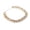 Rose Gold, variant on Gold Cuban Link Dog Collar Leash Metal Pet Hop Chain, Lightweight Comfortable, Polished No Burr, PVD Gold Plate, Multiple Sizes for Small Large Dogs