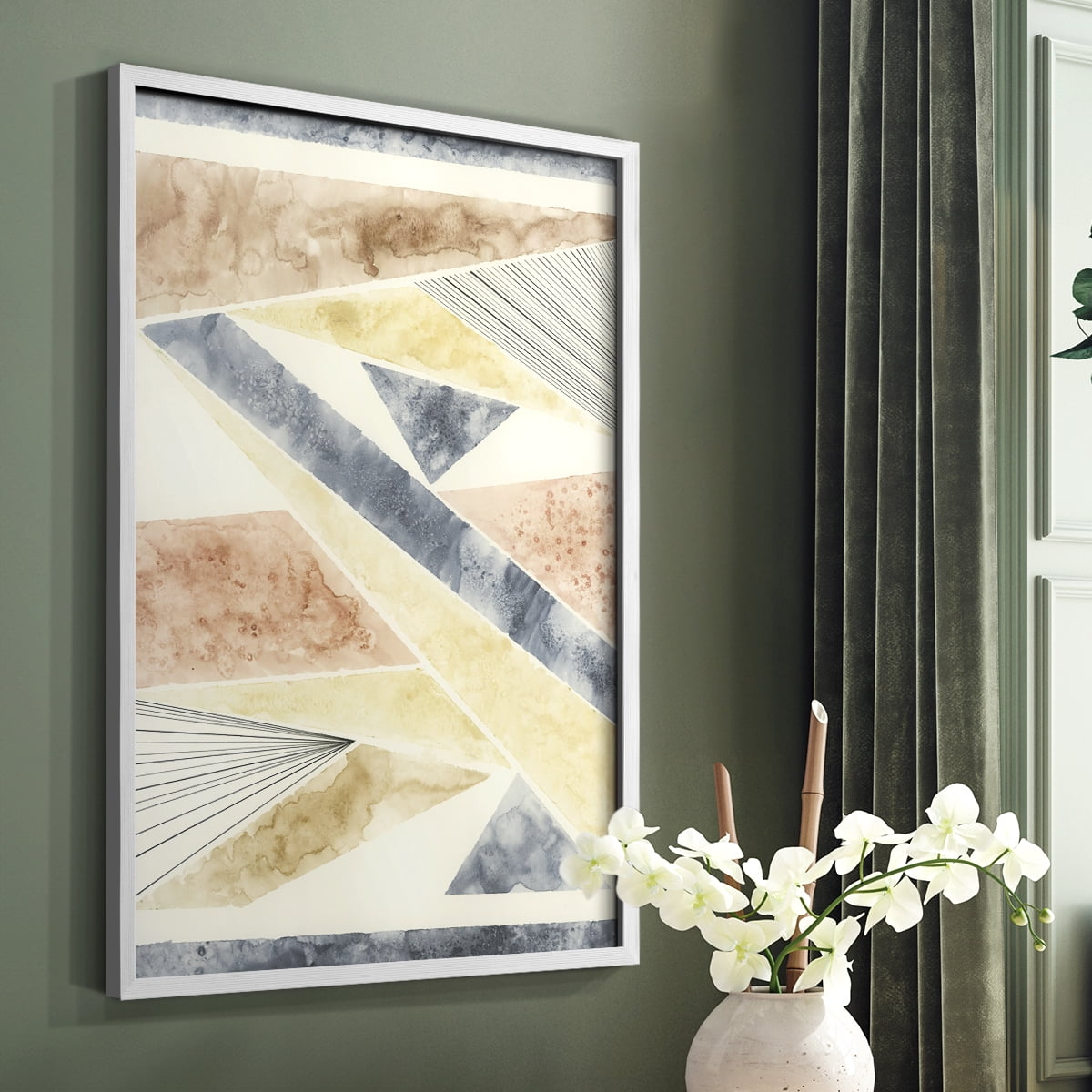Untitled in Paper Solid Wood 8 x 10 Framed Print
