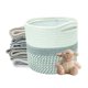 thumbnail image 1 of Planterist Cesta Organizadora Chica Tejida – Algodón Lavable, Plegable y Portable – Multiusos 19.5x17.5 cm para Almacenaje, Decoración y Ropa Sucia (Cocula), 1 of 9