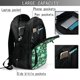 thumbnail image 4 of Balery Sea Turtle Mochila con carga USB para hombre y mujer - Mochila impermeable y antirrobo para laptop con puerto USB para viajes, trabajo, 4 of 7