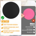 thumbnail image 4 of Youkk 2pieces Tear-resistant Silicone Mat For Non-deformable And Durable Black 1Set, 4 of 6
