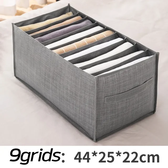 Caja de almacenamiento para pantalones vaqueros, armario, organizador de ropa, cajones, organizador para ropa interior, sujetador, calcetines, organizadores de camisetas, almacenamiento