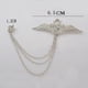 thumbnail image 3 of Broche Pin Sunnimix Cadena Cristal para Traje Camisa Hombre Plata, 3 of 8