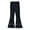 Black-nTm, variant on Mnyotv Girls' Flared Pants High Waisted Printed Trousers Spring Fall Clothes Casual Cotton Flare Leggings Size 9-10Years